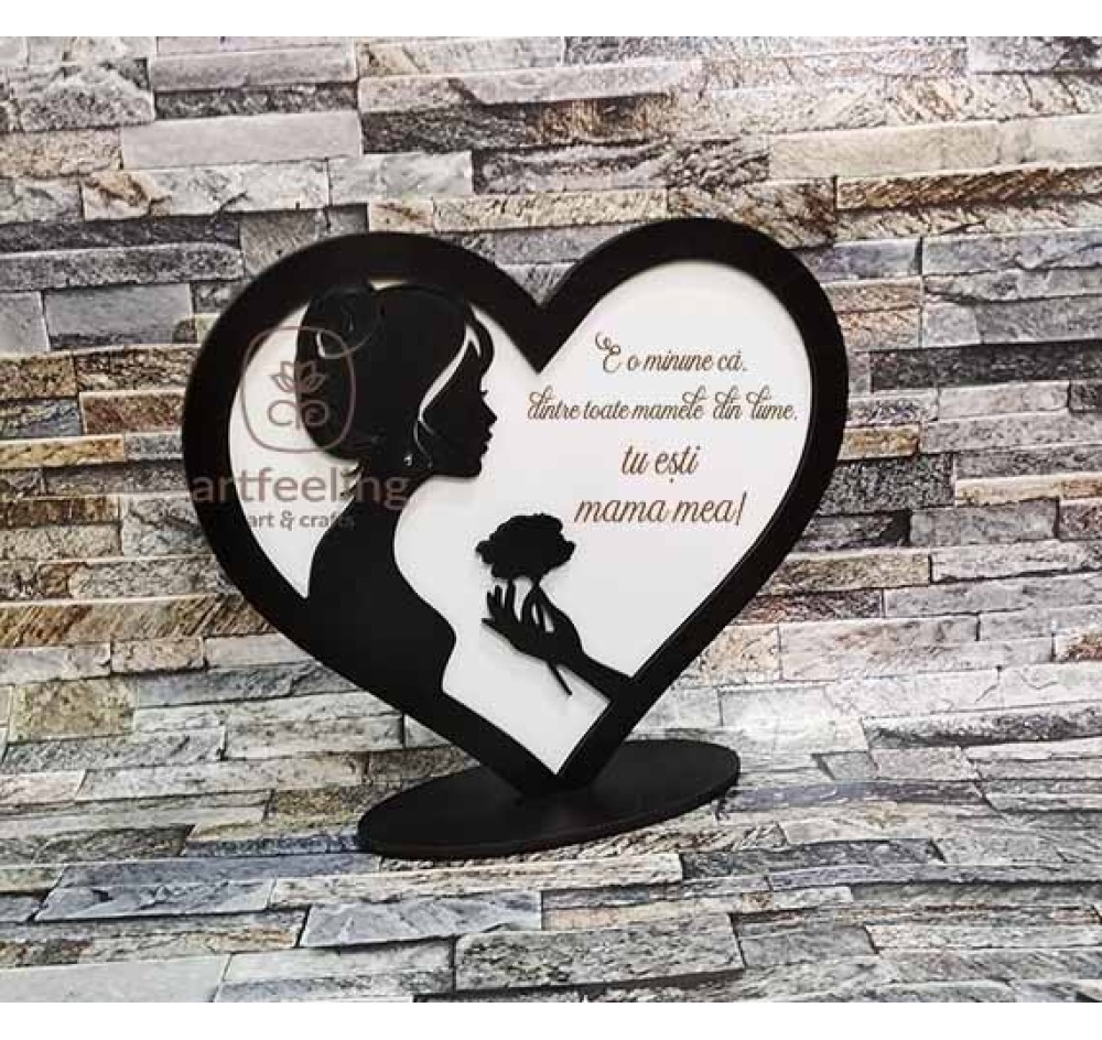 SUPORT INIMA CU CHIP FEMEIE-E O MINUNE