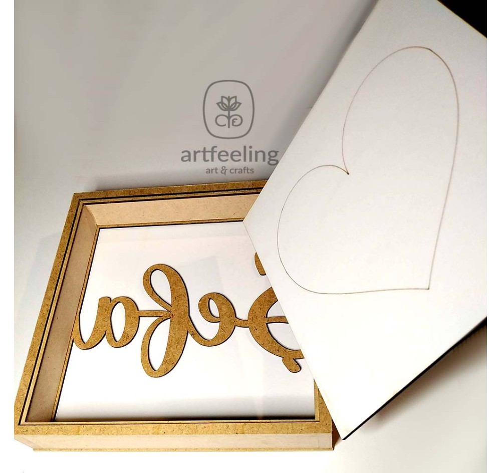 CUTIE LICHENI MDF- MAMA - INIMA