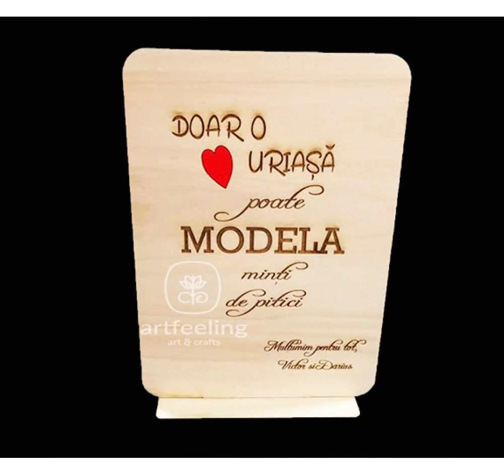 PLACA-DOAR O INIMA URIASA