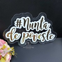 DECOR PANOU PLEXIGLAS - NUNTA DE POVESTE 