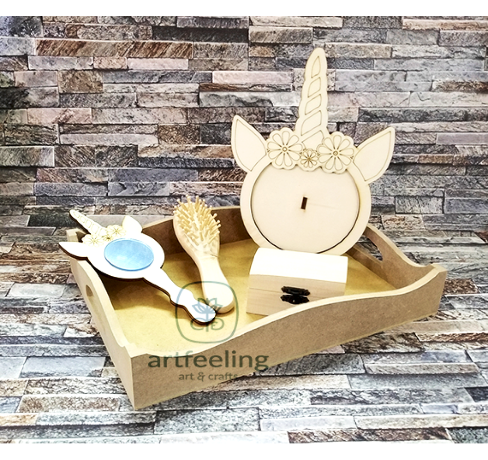 SET PENTRU MOT FETITA-UNICORN