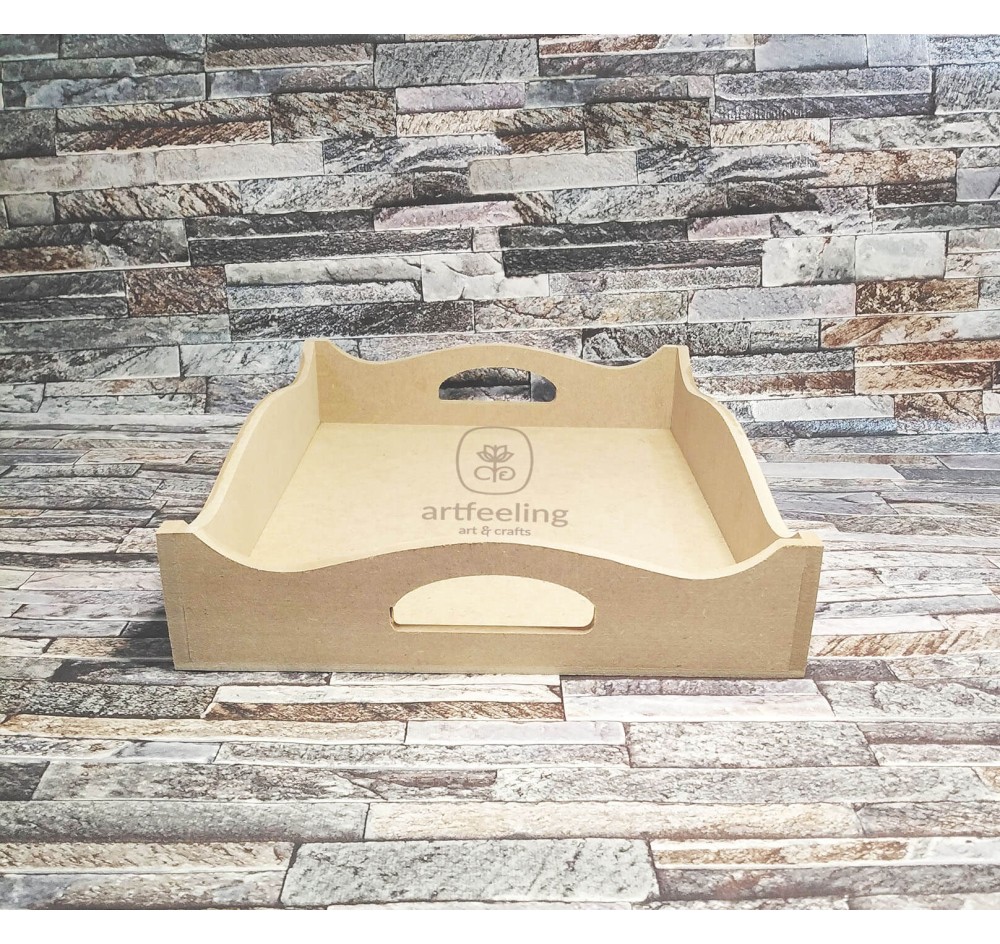 TAVA MDF CU MARGINI ONDULATE A4, PENTRU SETUL MIRESEI