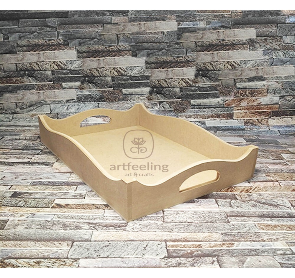 TAVA MDF CU MARGINI ONDULATE A4, PENTRU SETUL MIRESEI