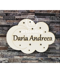 DECOR PERETE NOR CU LUNA