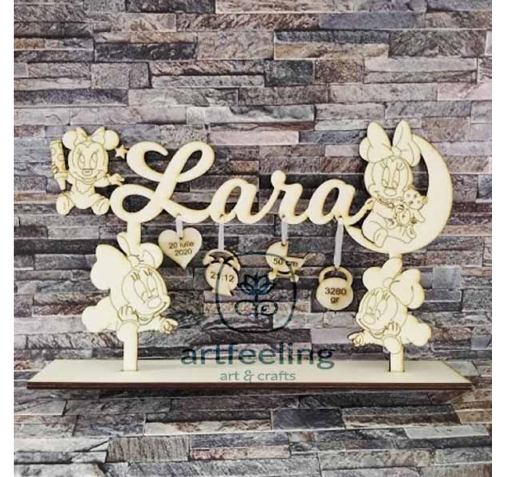 NUME CU MINNIE PE SUPORT