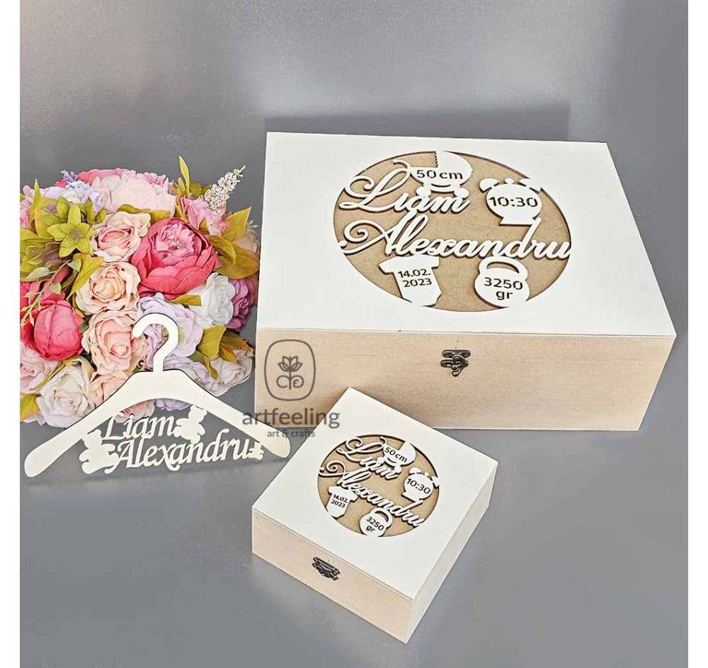 SET PERSONALIZAT PENTRU NOU NASCUT  - 3