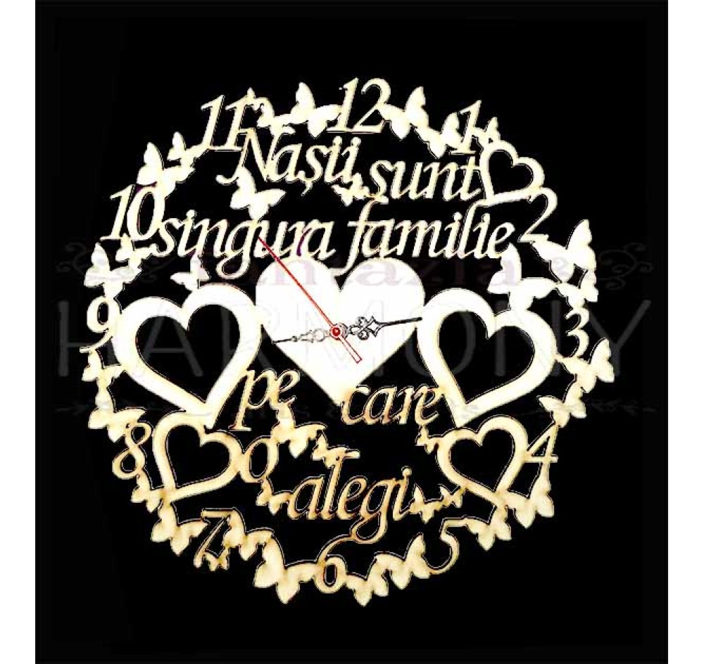 CADRAN CEAS -"NASII SUNT...