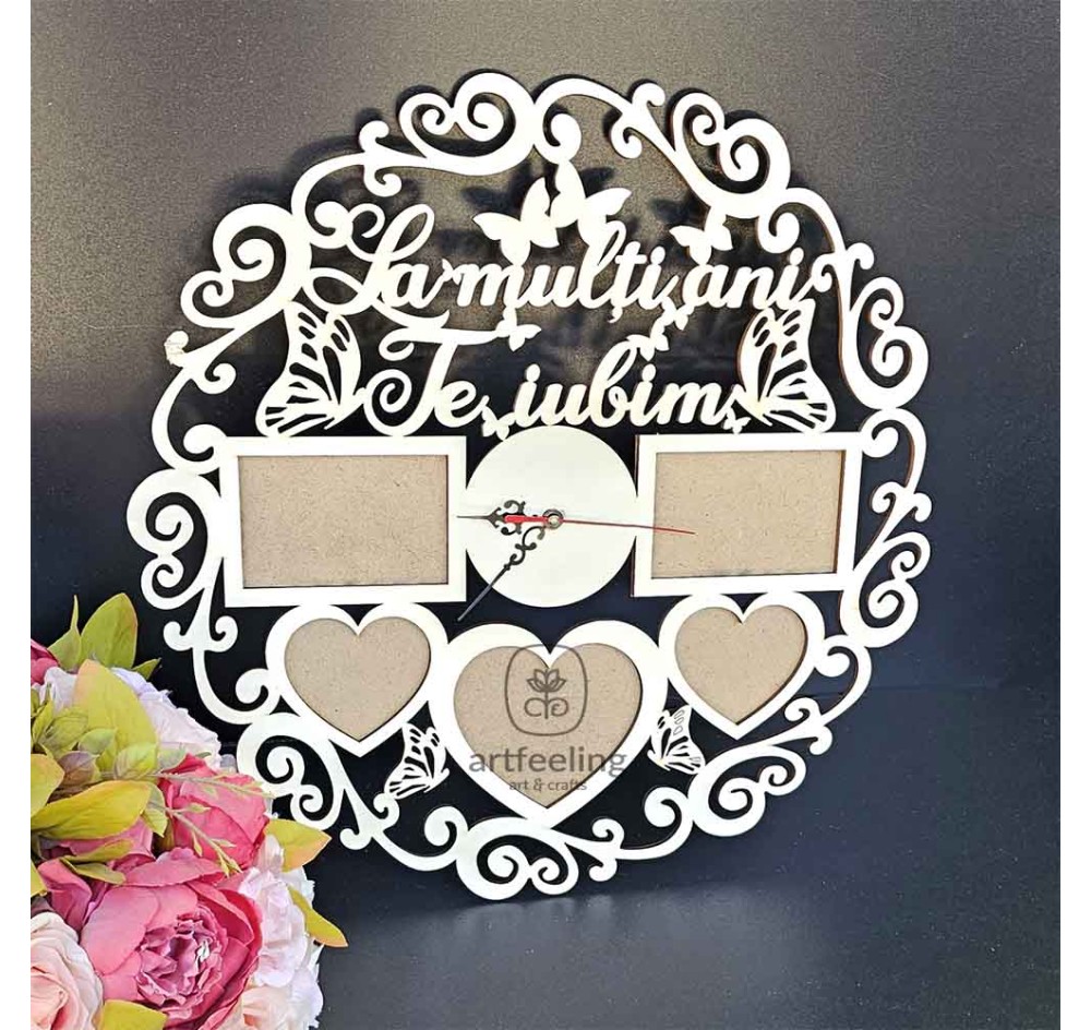 CADRAN CEAS CU LOC 5 POZE- LA MULTI ANI