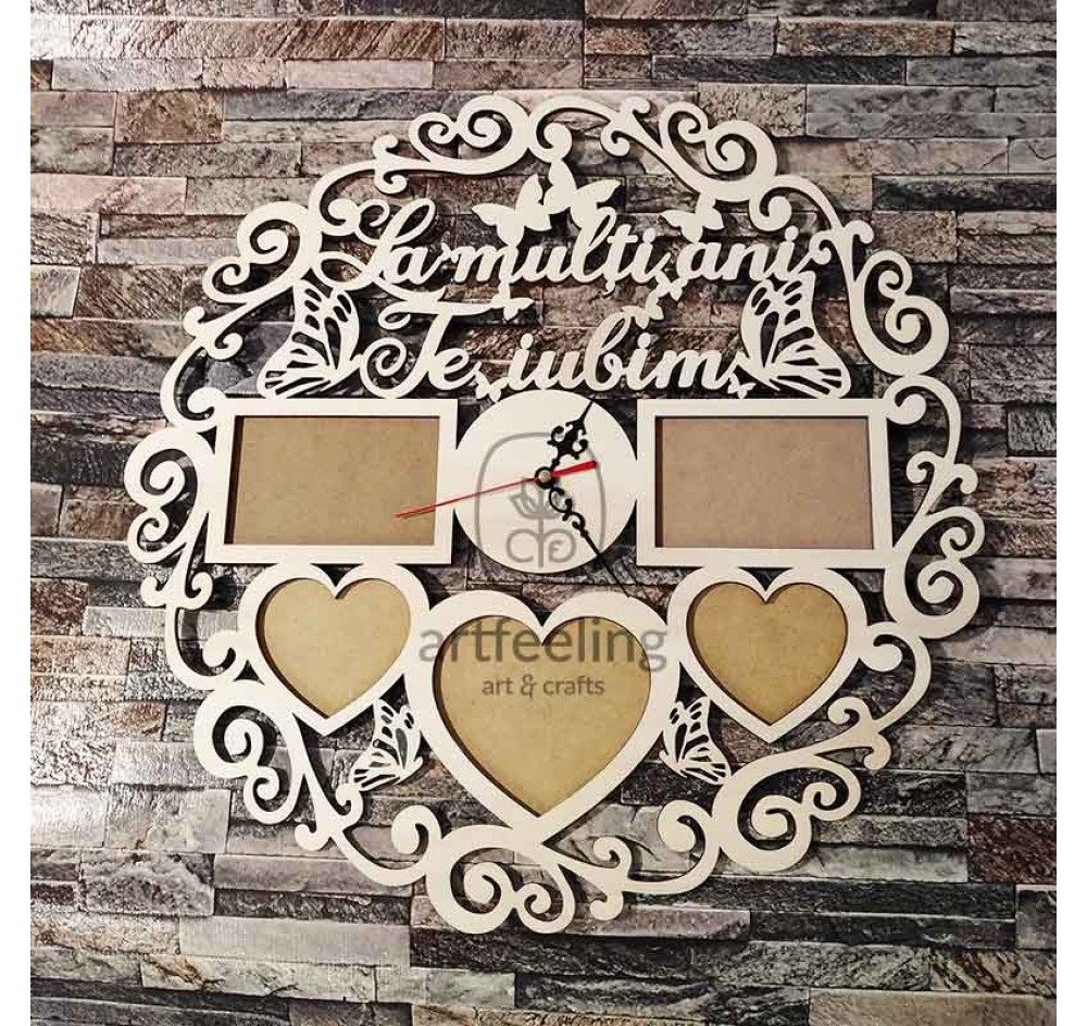 CADRAN CEAS CU LOC 5 POZE- LA MULTI ANI