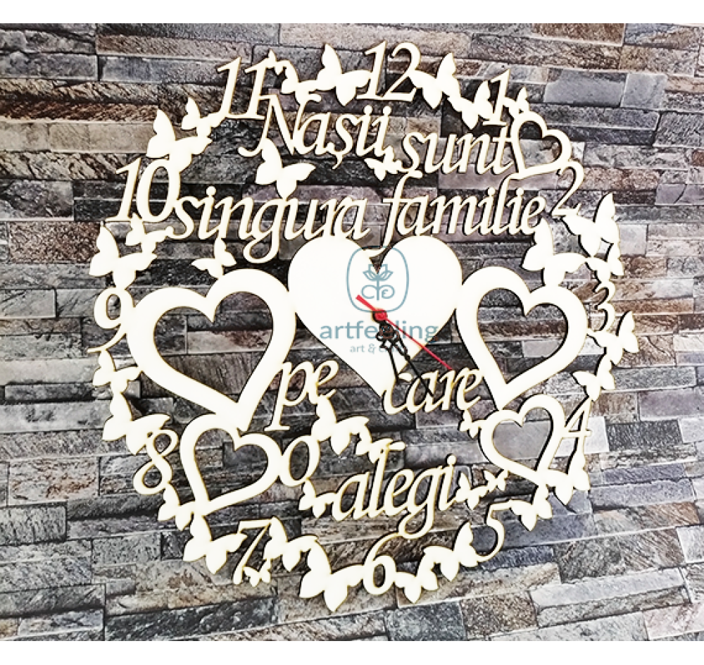 CADRAN CEAS -"NASII SUNT...