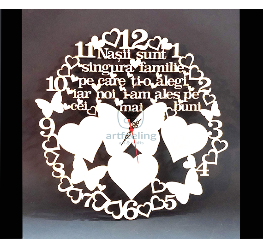 CADRAN CEAS -NASII SUNT- CU FLUTURI