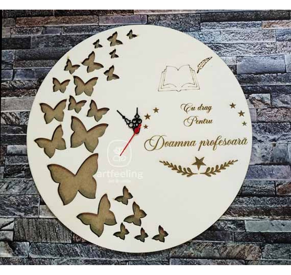 CADRAN CEAS LICHENI- PROFESOARA