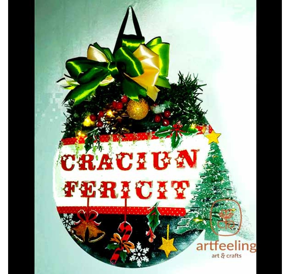 CORONITA CRACIUN FERICIT PENTRU USA