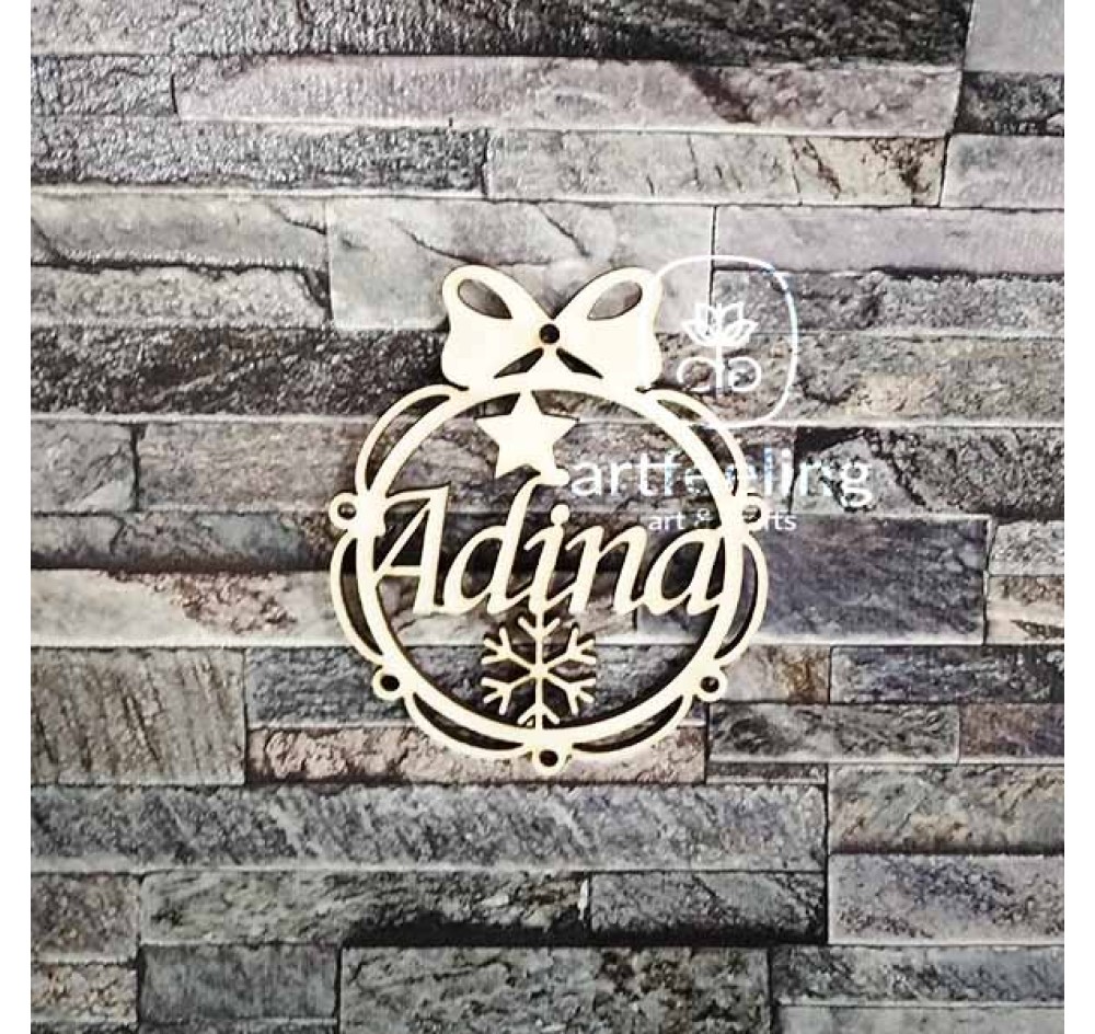 GLOB CU ONDULEURI SI NUME 1