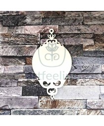FORMA GLOB CU ORNAMENT 15 CM