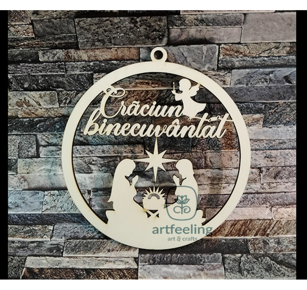 FORMA GLOB CRACIUN 20 CM