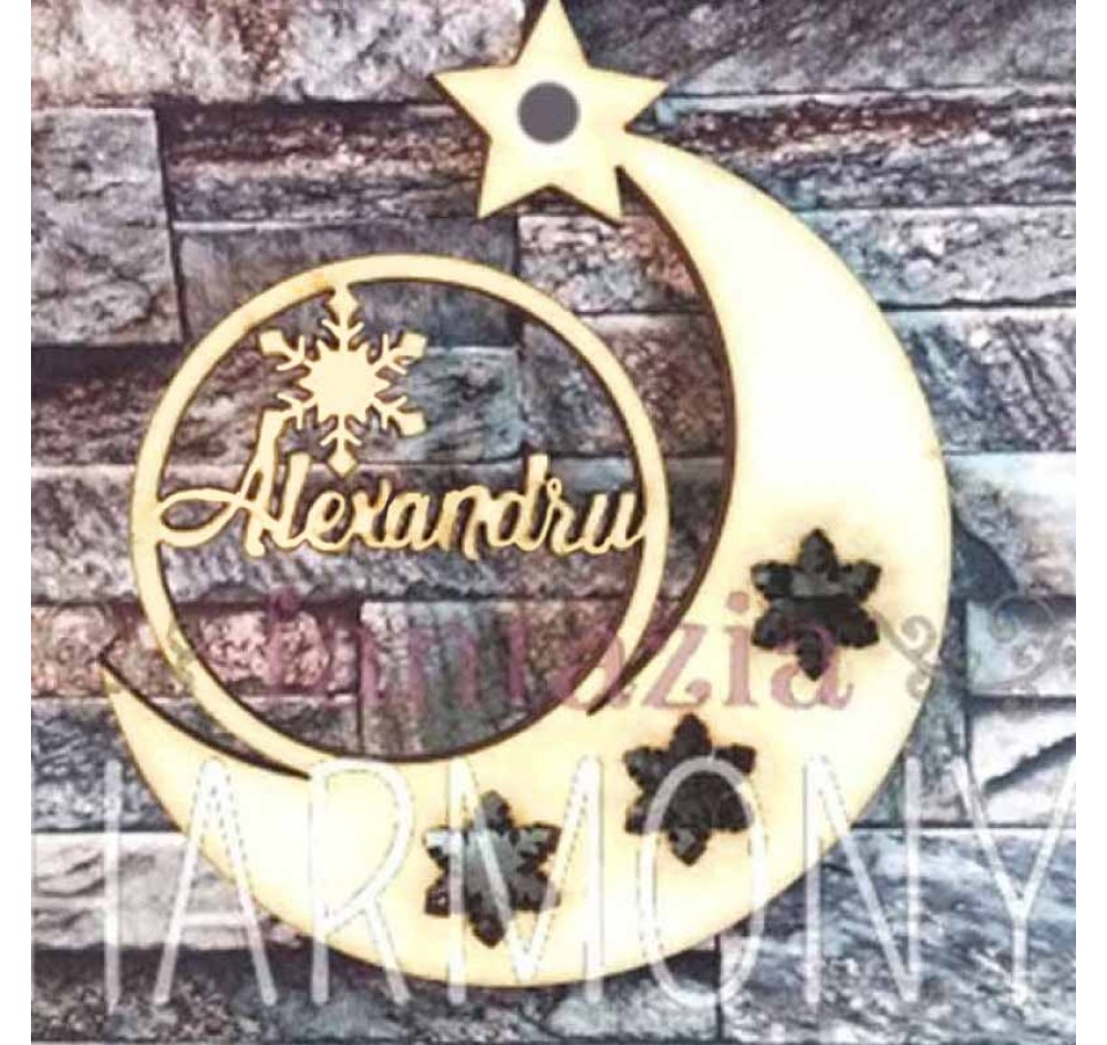 FORMA GLOB CU LUNA SI NUME 