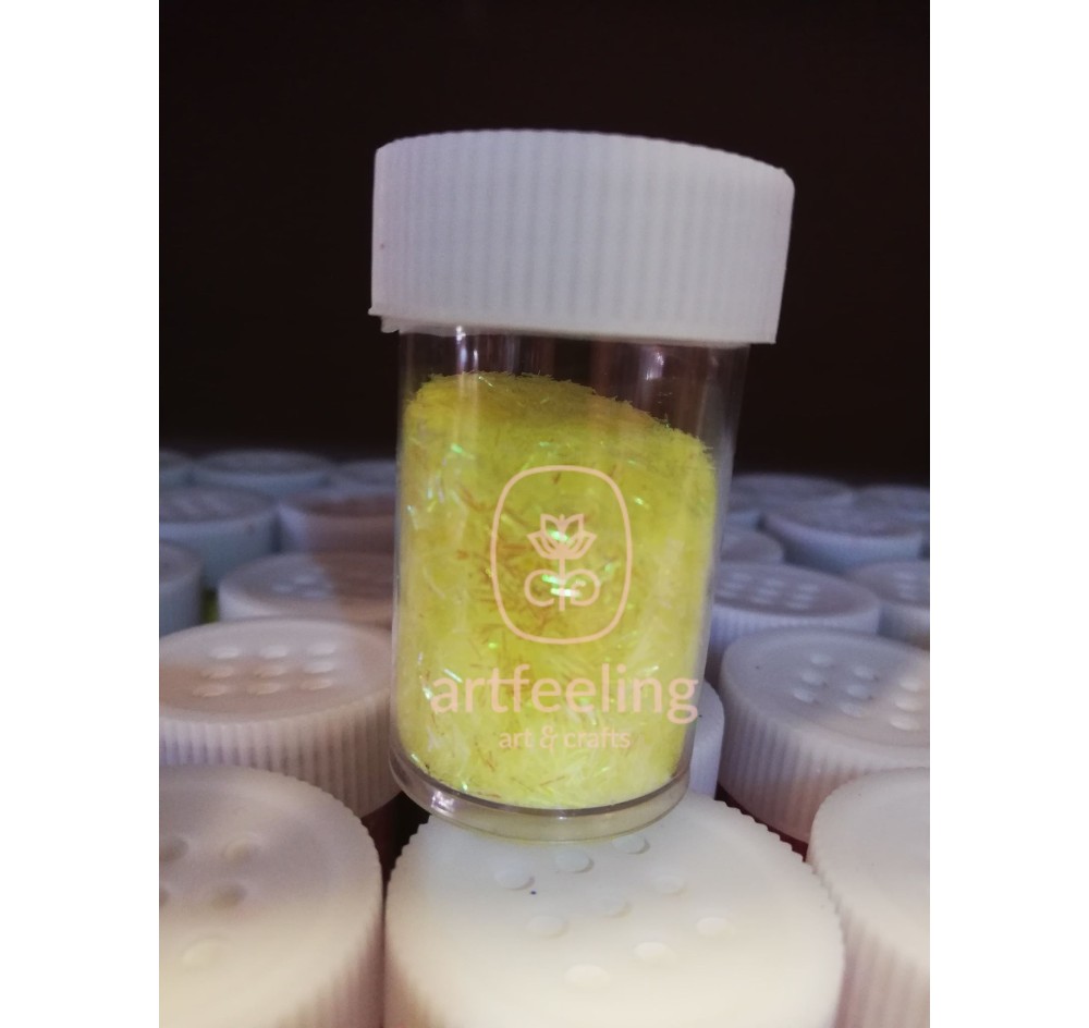 GLITTER - SCLIPICI GALBEN