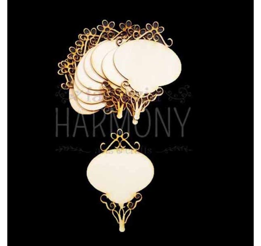 FORMA GLOB CU ORNAMENTE 15 CM