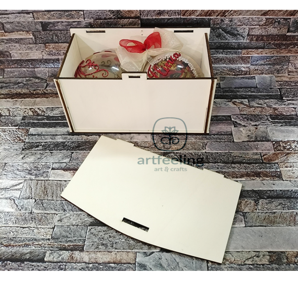 CUTIE PENTRU DOUA GLOBURI DE 10 CM