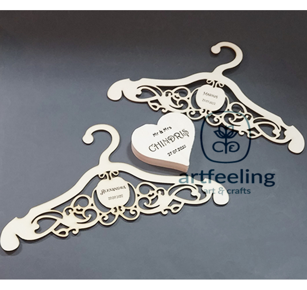 SET UMERASE MIRI + CUTIE VERIGHETE INIMA , MODEL 1