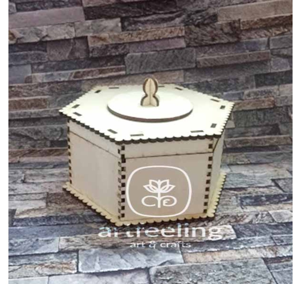 CUTIE HEXAGONALA  17X8 CM