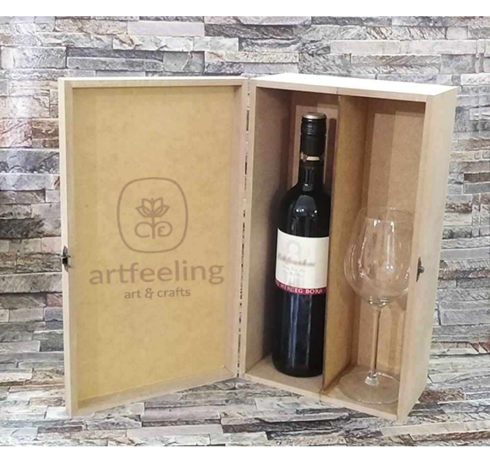 CUTIE MDF 37X21 CM PENTRU VIN