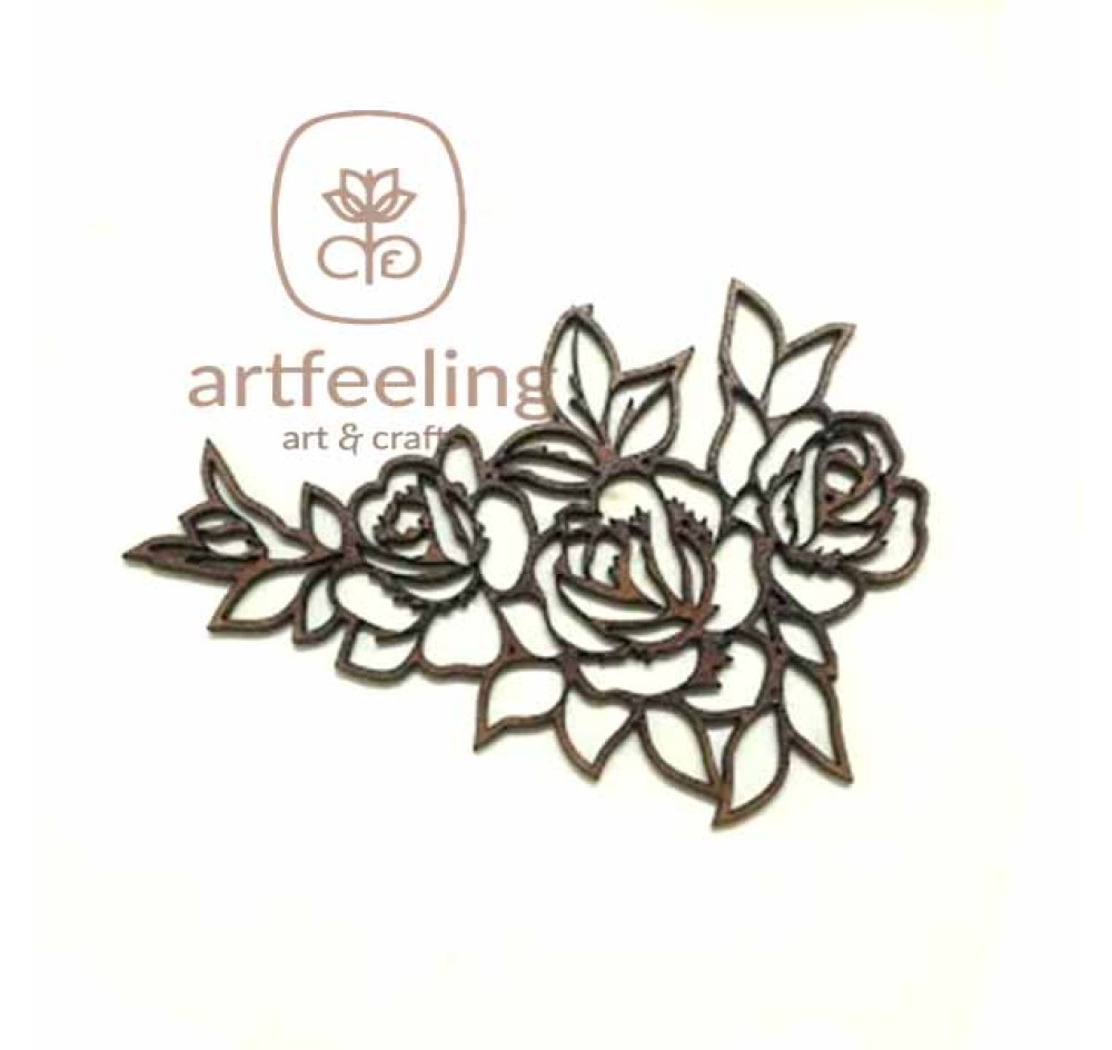 ORNAMENT TRANDAFIRI 10 CM