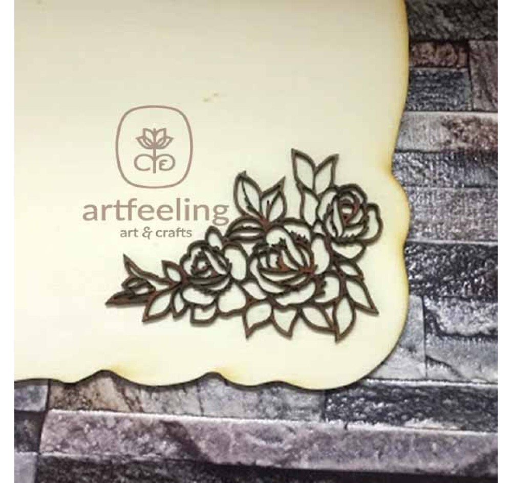 ORNAMENT TRANDAFIRI 10 CM