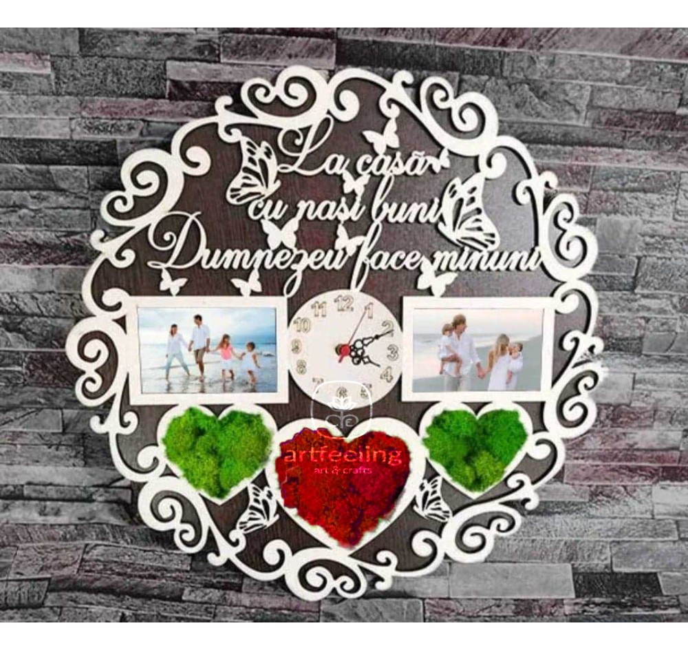 CADRAN CEAS LICHENI- LA CASA CU NASI BUNI...WENGE