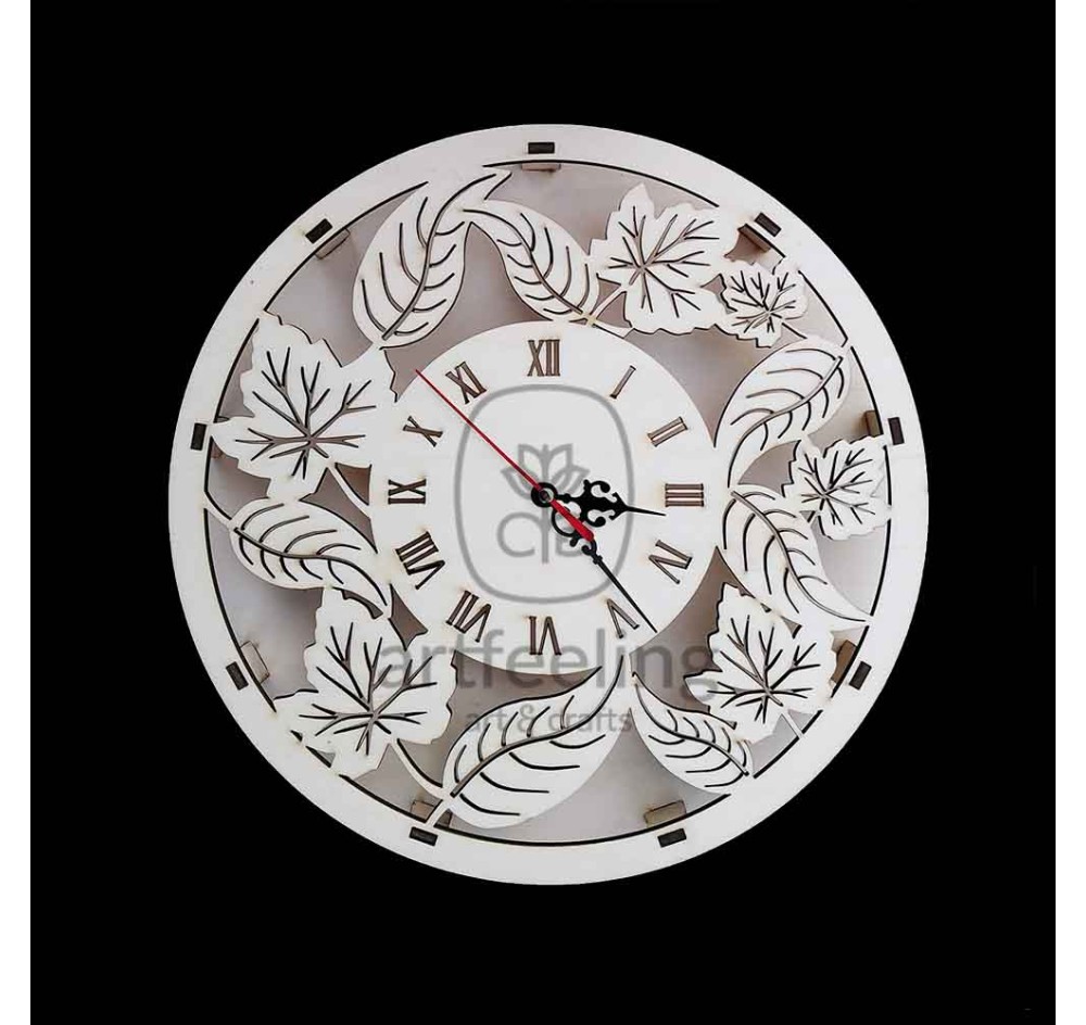 CADRAN CEAS LICHENI CU FRUNZE