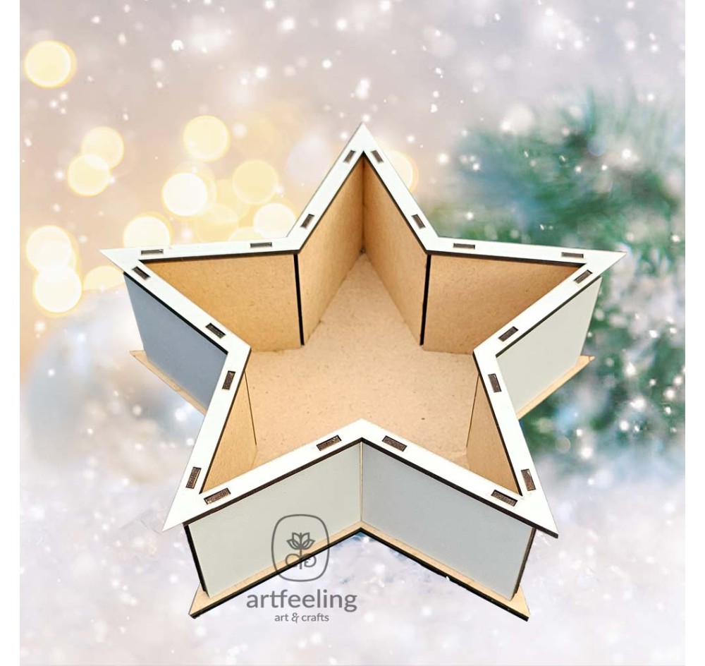 CUTIE STEA 20 CM- ALB