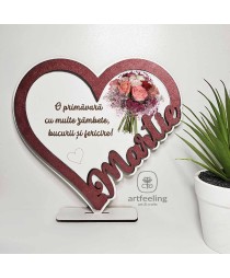 SUPORT INIMA CU TEXT- MARTIE- ROSU