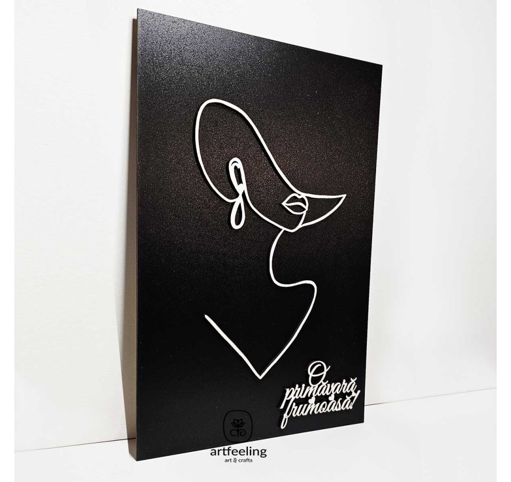 TABLOU CHIP FEMEIE- PRIMAVARA