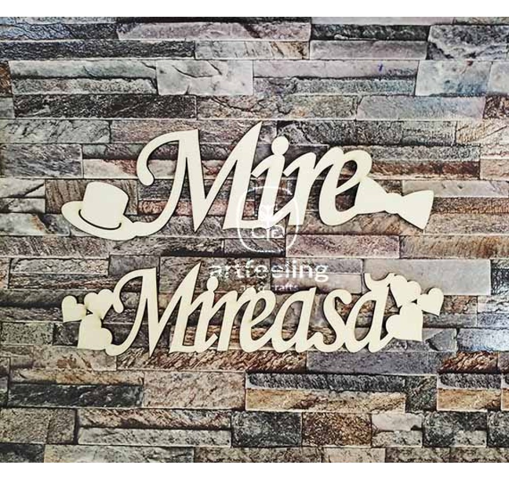 SET NUME PENTRU UMERAS MODEL A CU INIMI