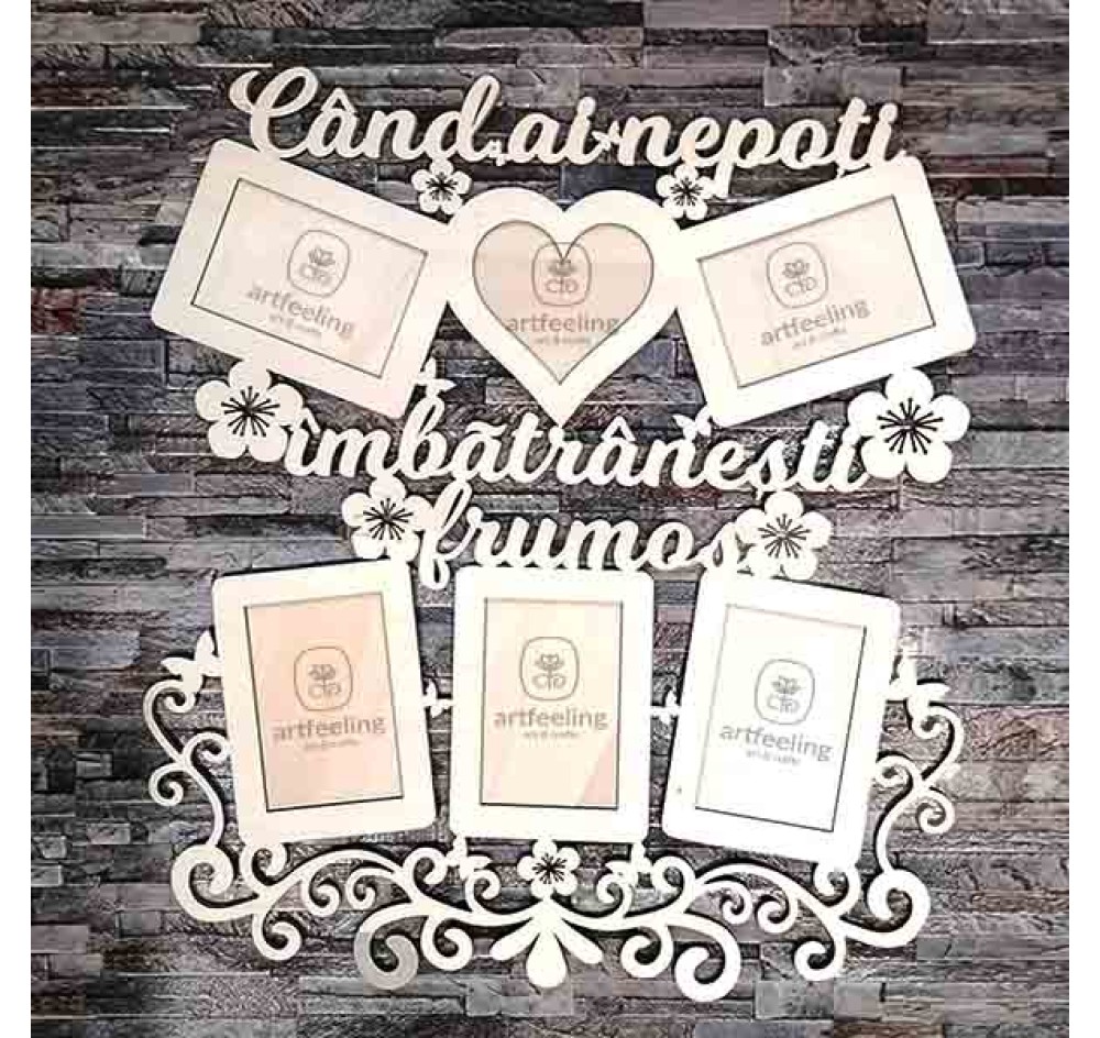 RAMA FOTO PENTRU BUNICI 62X57 CM