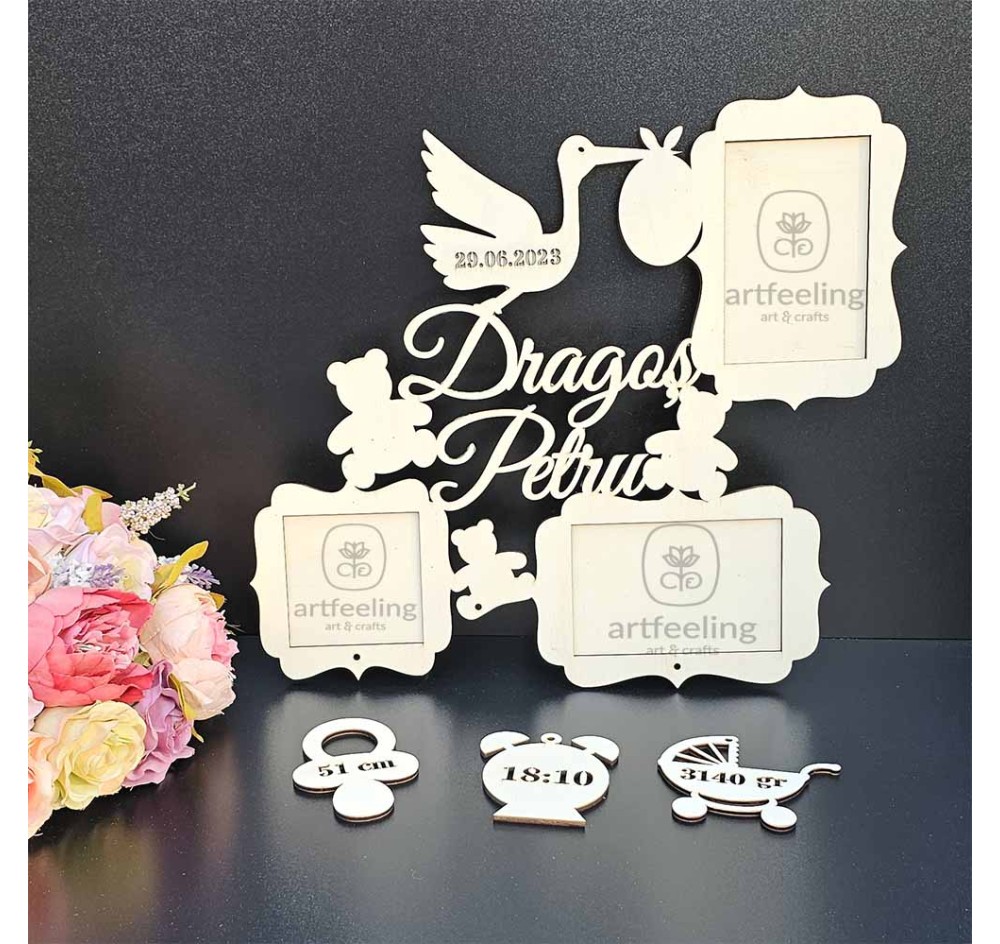 RAMA FOTO CU BARZA BAIETEL