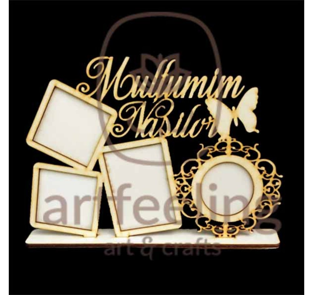 RAMA FOTO-MULTUMIM NASILOR 40X29 CM