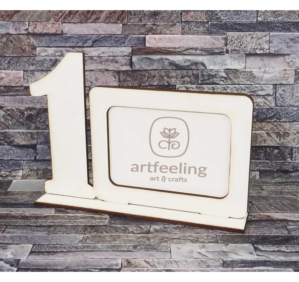 RAMA FOTO CIFRA 1 CU SUPORT