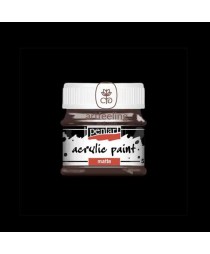 CULOARE ACRILICA MATA- 50 ML- MARO INCHIS- PENTART